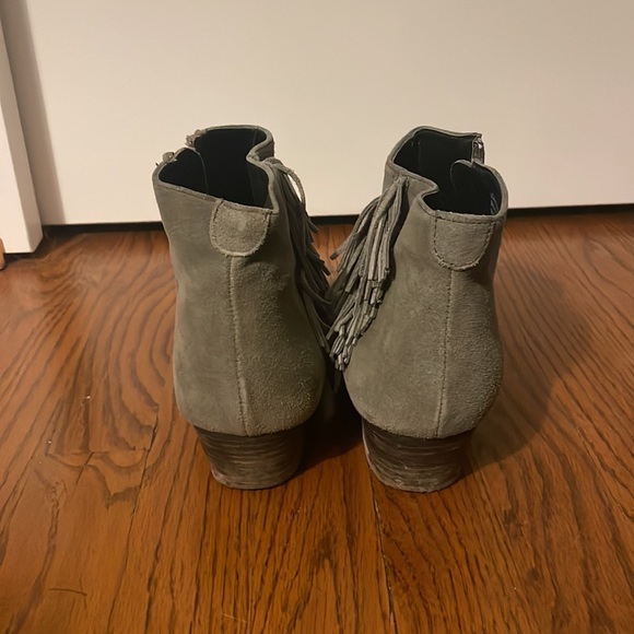Grey Suede Booties - Picture 3 of 4
